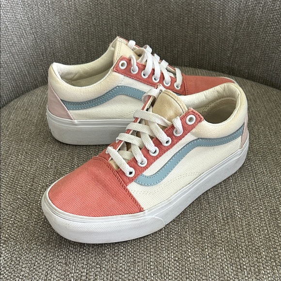 Vans Shoes - Vans Old Skool Platform Twill Sneakers